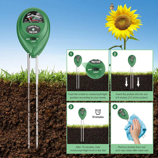 3-in-1 Soil Test Meter