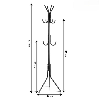 SwiftStow Stand-Wrought Iron Rack Standing Shelf Unit for Home, Bedroom