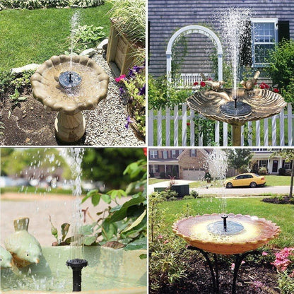 Artexis™ Prisma Springs Solar Powered Floating Water Fountain and Bird Bath