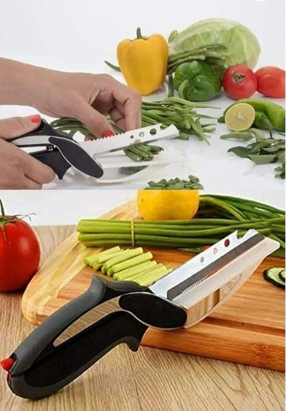 Clever Cutter - 2 in 1 Kitchen Knife / Cleaver Cutters