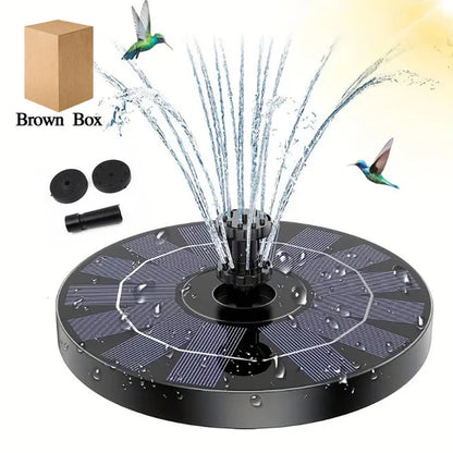 Artexis™ Prisma Springs Solar Powered Floating Water Fountain and Bird Bath