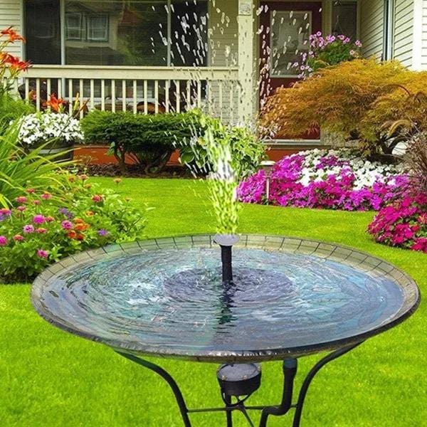 Artexis™ Prisma Springs Solar Powered Floating Water Fountain and Bird Bath